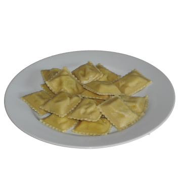 Massa de Mandioquinha com  Recheio Carne Seca