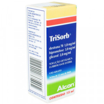 Trisorb Solução Oftálmica Colírio Lubrificante 15ml
