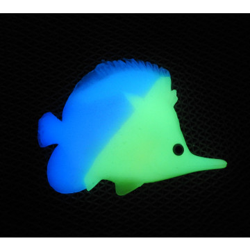 Peixe cor Roxo,Azul Celeste e Verde fosforescente Glowe