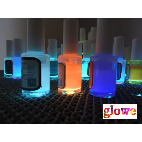 Kit 3 Esmalte fosforescente Glowe