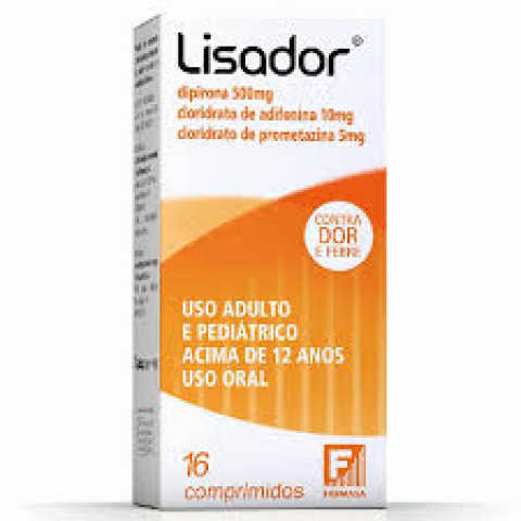 Lisador c/ 16 Comprimidos